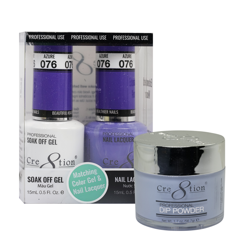 Cre8tion Matching Trio Set - 076 Azure