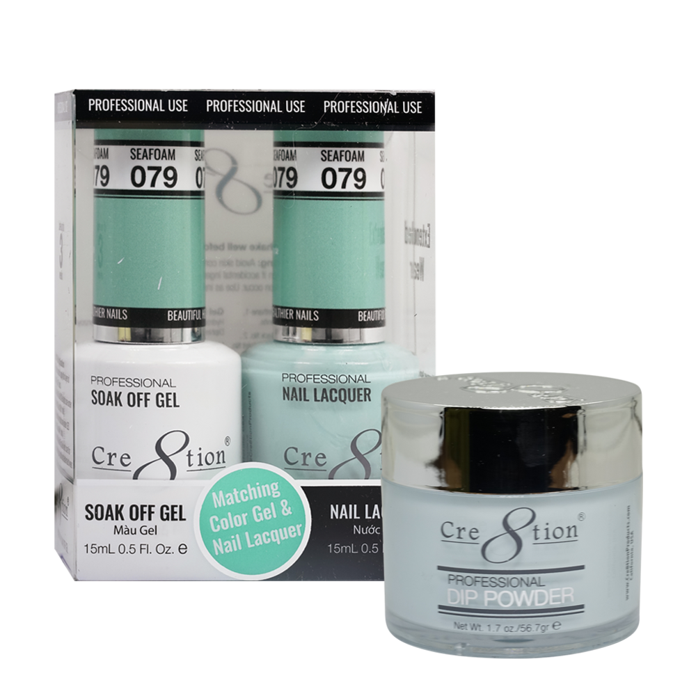 Cre8tion Matching Trio Set - 079 Seafoam