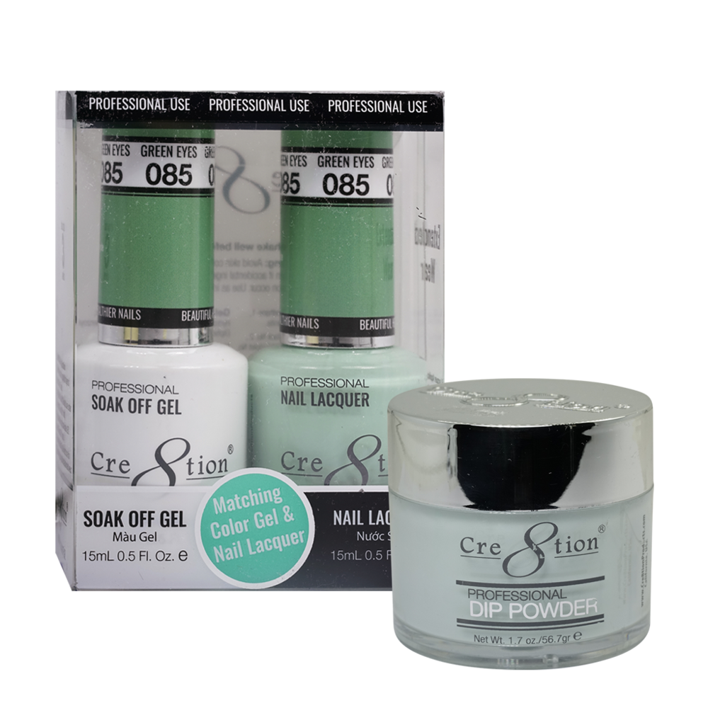 Cre8tion Matching Trio Set - 085 Green Eyes
