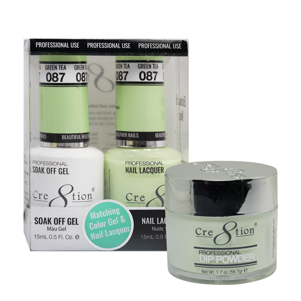 Cre8tion Matching Trio Set - 087 Green Tea