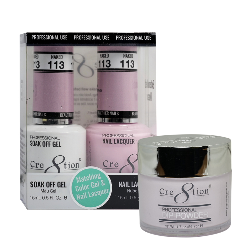 Cre8tion Matching Trio Set - 113 Naked