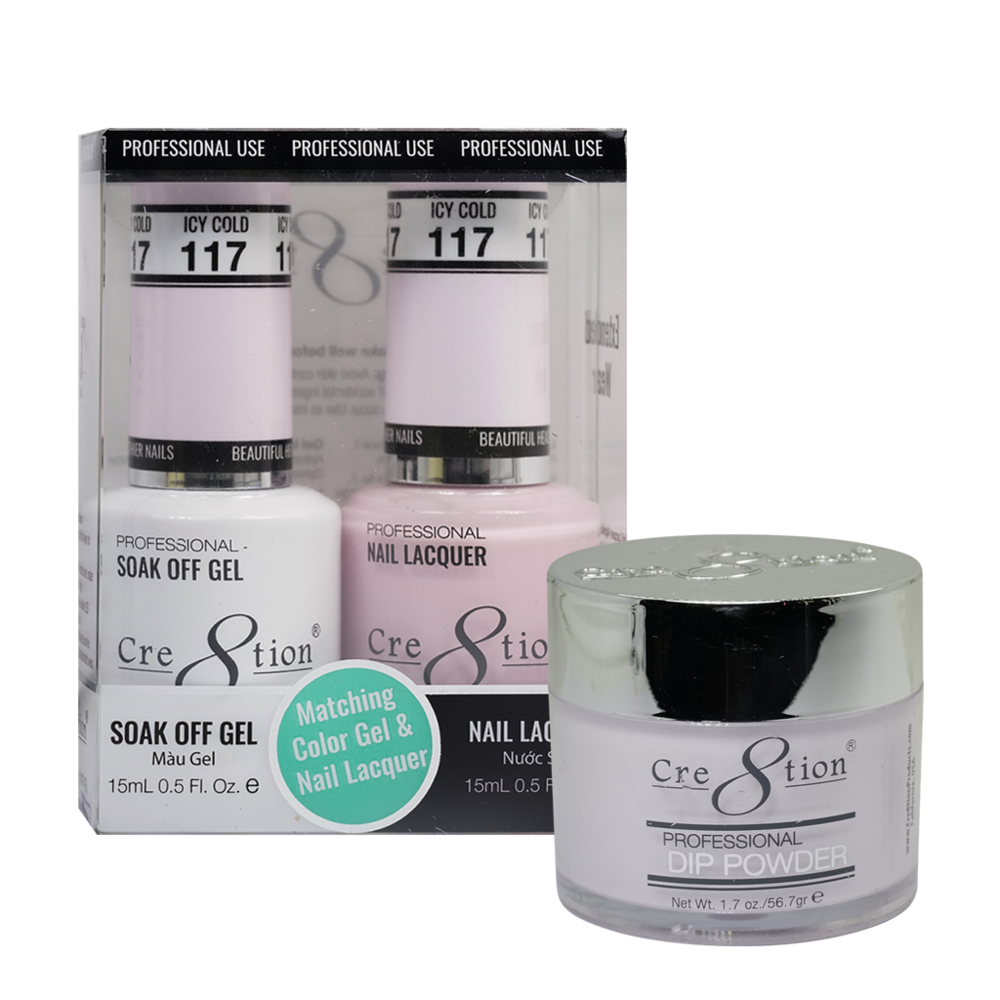 Cre8tion Matching Trio Set - 117 Icy Cold