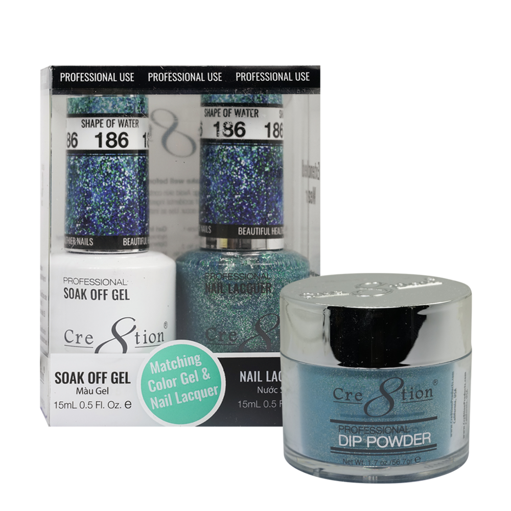 Cre8tion Matching Trio Set - 186 Shape of Water