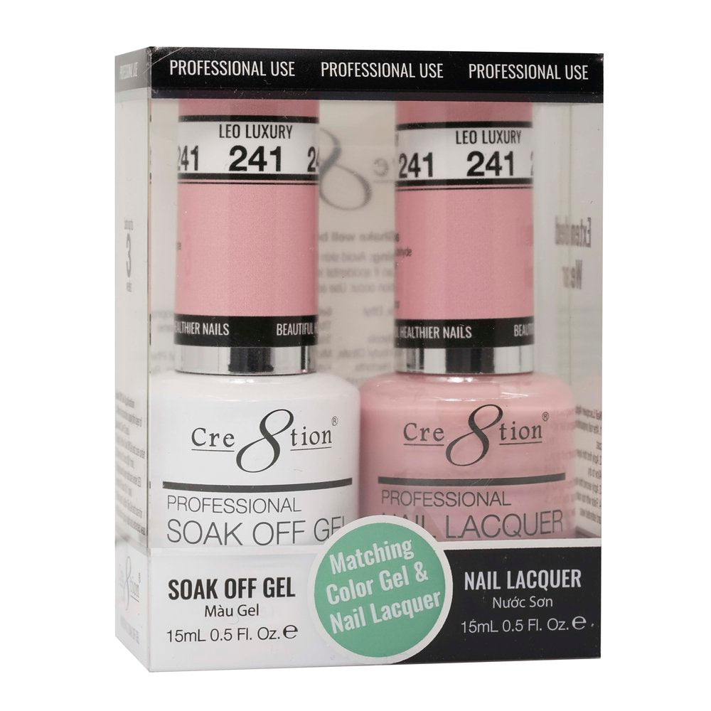 Cre8tion Matching Color Gel & Nail Lacquer - 241 Leo Luxury