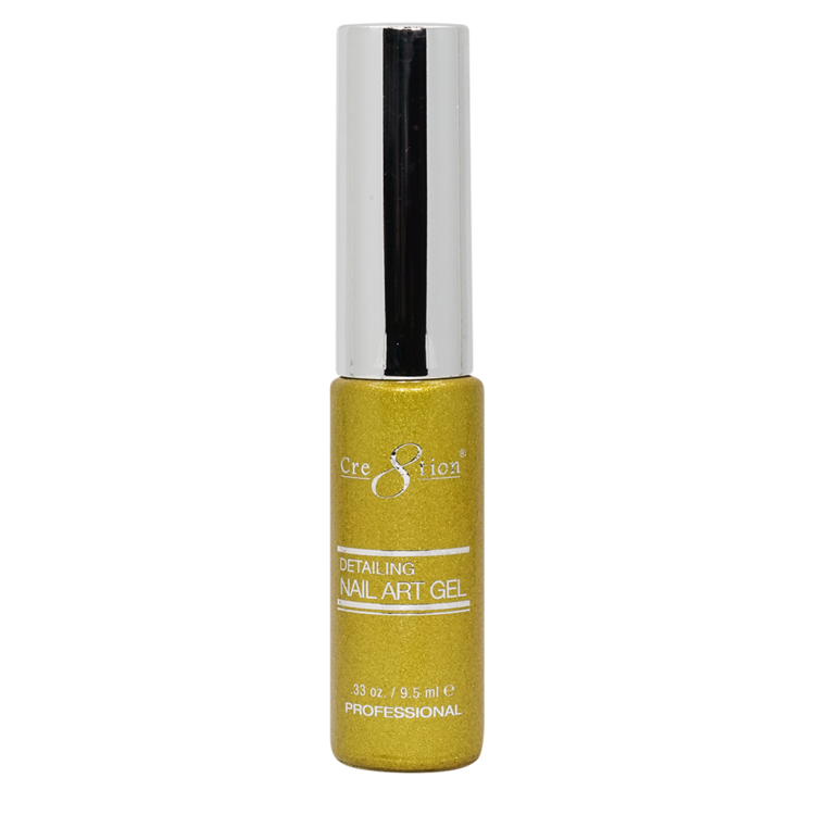 Cre8tion Detailing Nail Art Gel - 26 GOLD GLITTER