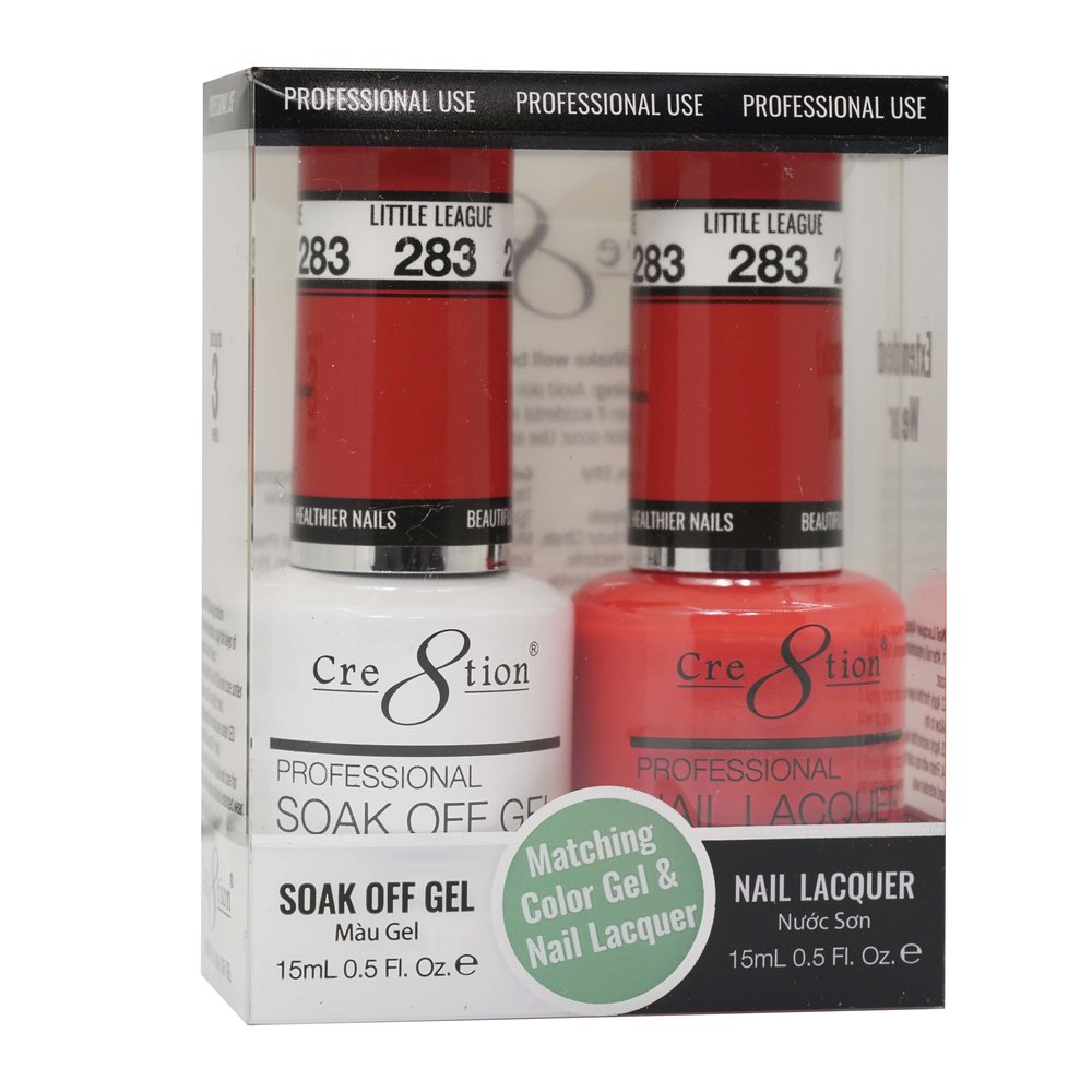Cre8tion Matching Color Gel & Nail Lacquer - 283 Little League