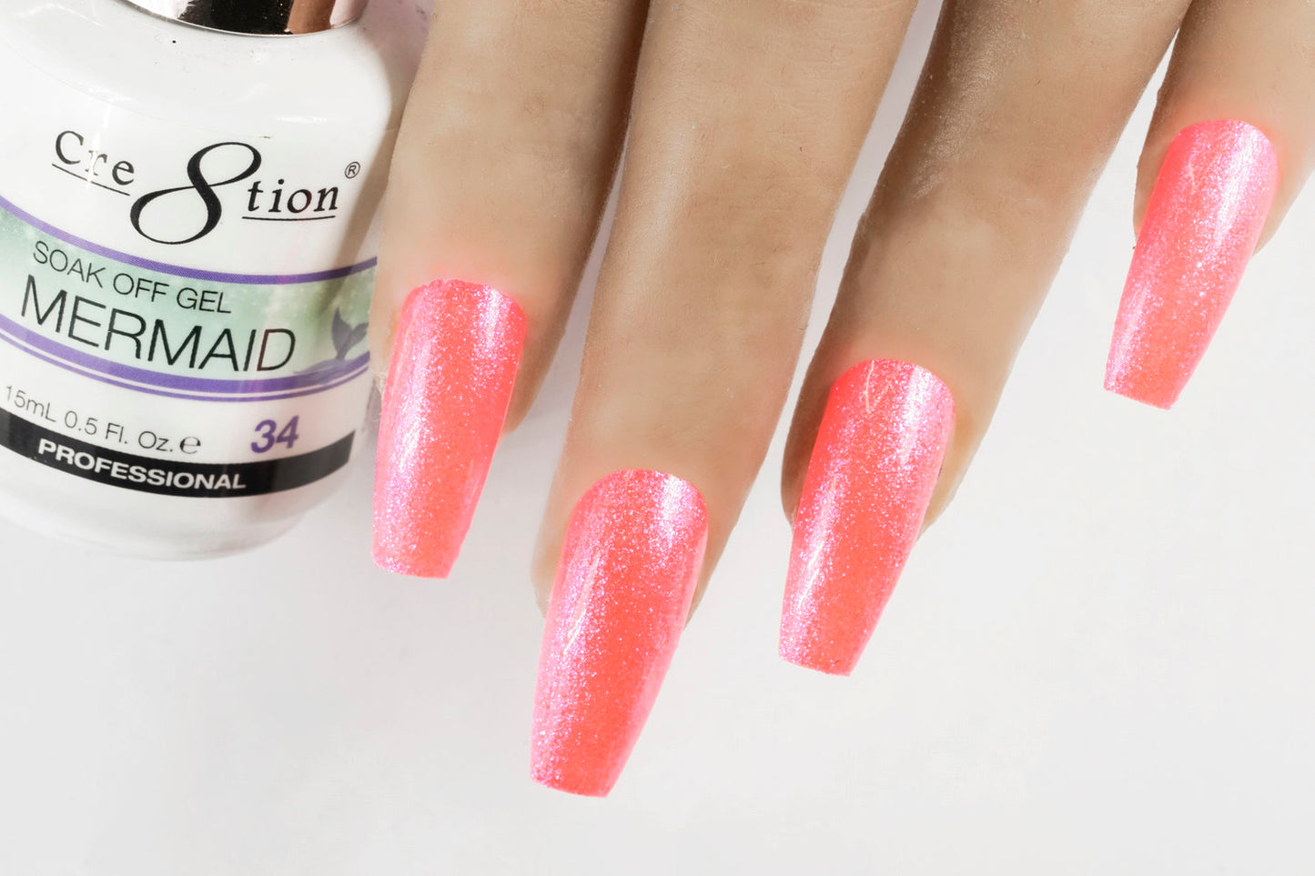 Cre8tion Mermaid Soak Off Gel - MM34