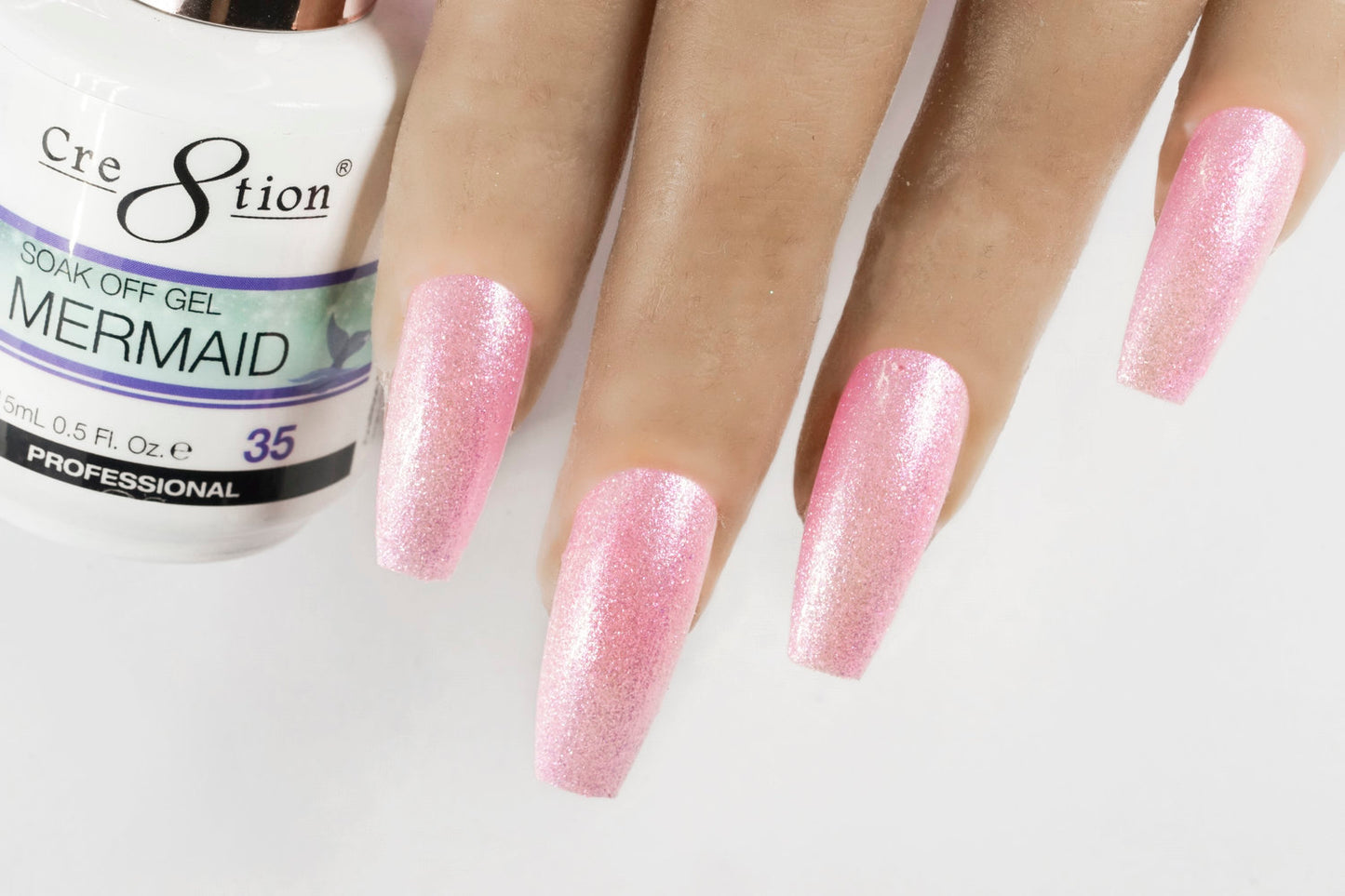 Cre8tion Mermaid Soak Off Gel - MM35