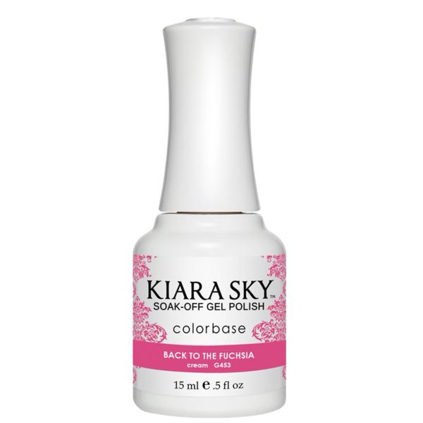 KIARA SKY Gel Polish - back to the fuchisa g453