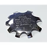 Q French Acrylic Pink & White French Cutter- Oval