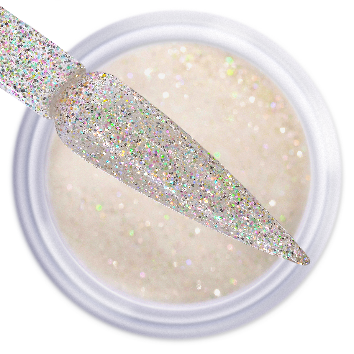 IGEL DIP & DAP POWDER - COSMIC GLITTER - CG01 AURORAL PRINCESS