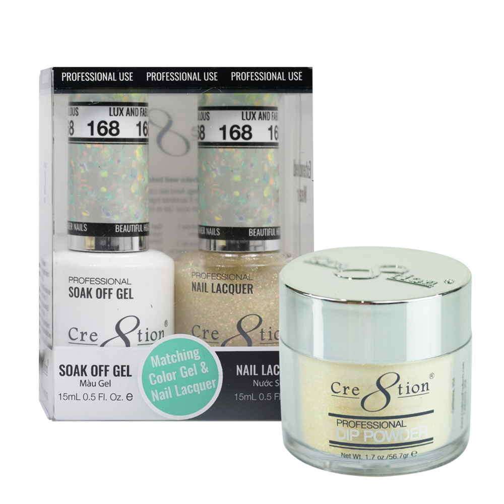Cre8tion Matching Trio Set - 168 Lux Fabulous
