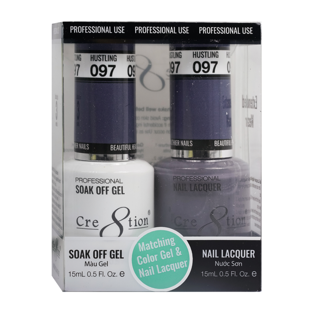 Cre8tion Matching Color Gel & Nail Lacquer - 097 Hustlin
