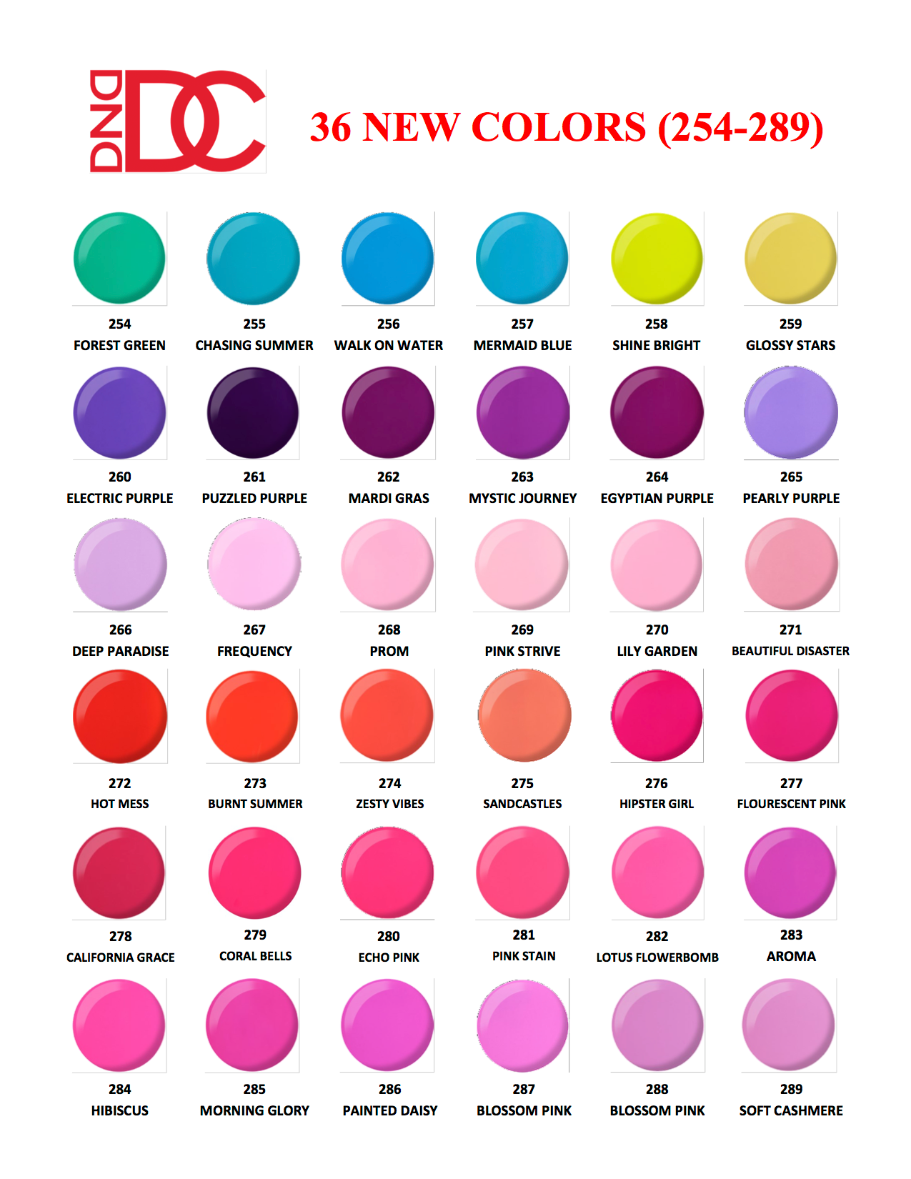 DND DC NEW COLOUR ( 254 - 289)