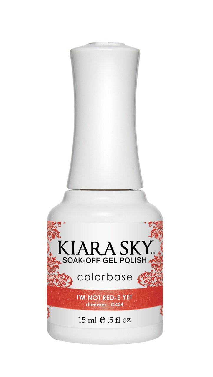 KIARA SKY Gel Polish - I'm Not Red-E Yet G424