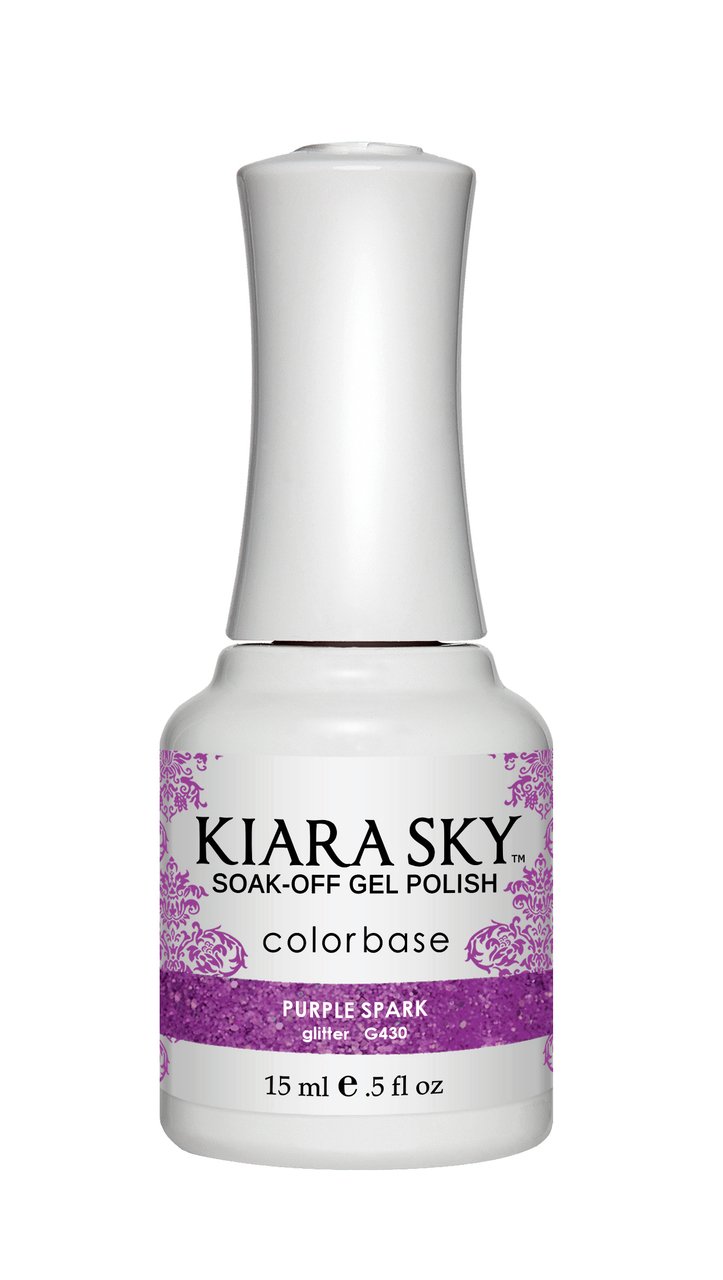 KIARA SKY Gel Polish - Purple Spark G430