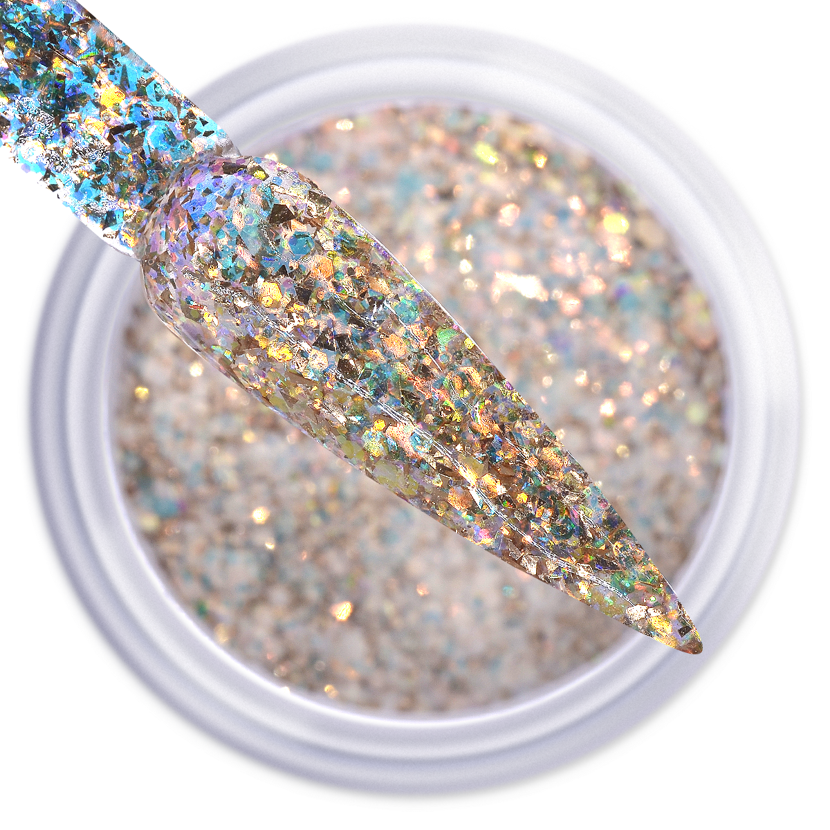 IGEL DIP & DAP POWDER - MERMAID GLITTER - MG06 JEWEL OF THE SEA