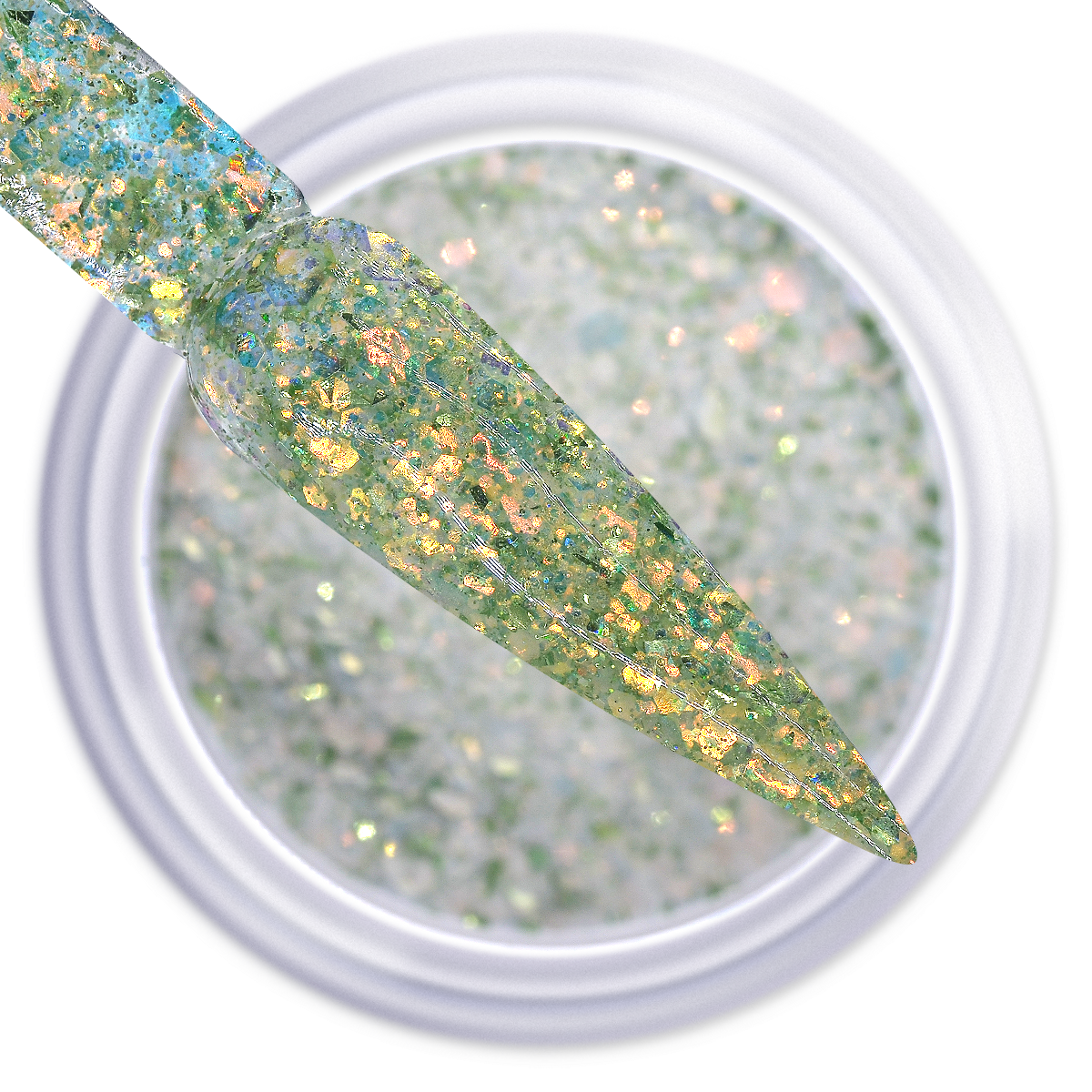 IGEL DIP & DAP POWDER - MERMAID GLITTER - MG07 QUEEN OF TREASURE