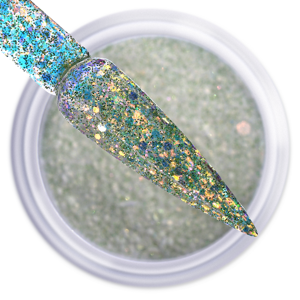 IGEL DIP & DAP POWDER - MERMAID GLITTER - MG13 WIFE OF OCEANUS