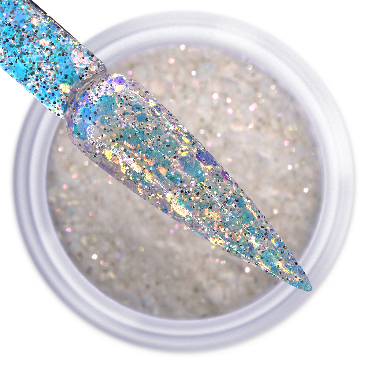 IGEL DIP & DAP POWDER - MERMAID GLITTER - MG17 OCEAN-BORN