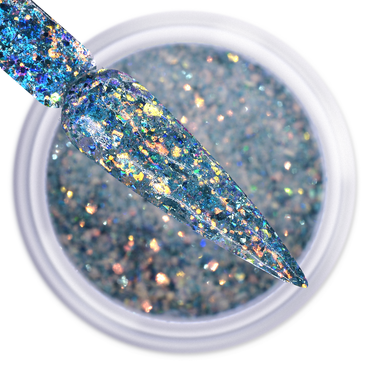 IGEL DIP & DAP POWDER - MERMAID GLITTER - MG22 SEVEN SEAS