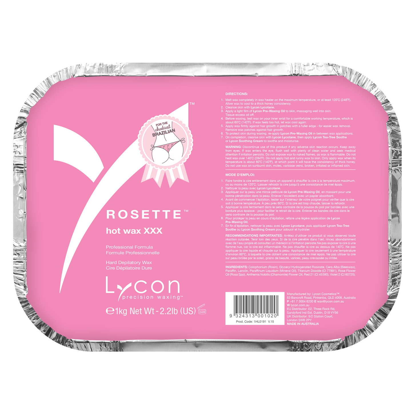 Lycon Rosette Hot Wax 1kg