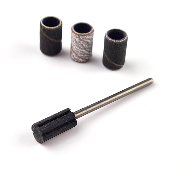 Nail Drill Bits - Rubber Mandrel