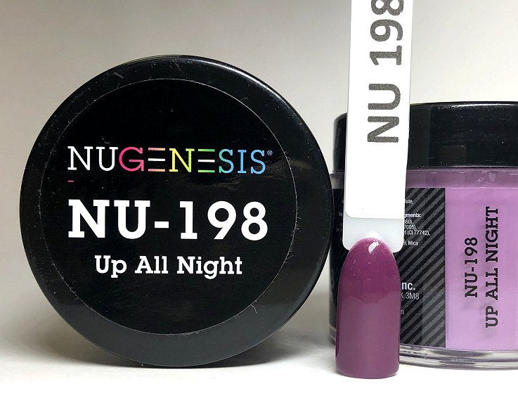 Nugenesis Dipping Powder 2oz - NU 198 Up All Night