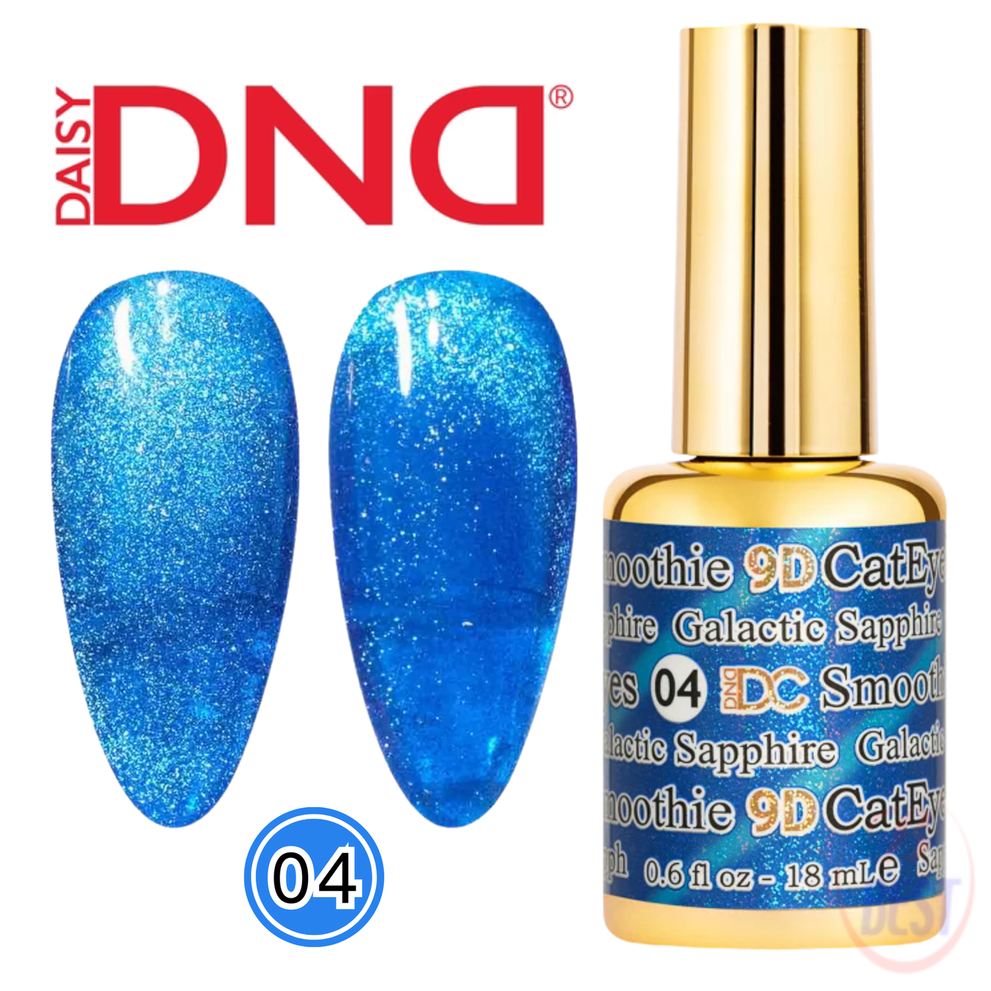 DND DC 9D Cat Eye Smoothie #04 – Galactic Sapphire