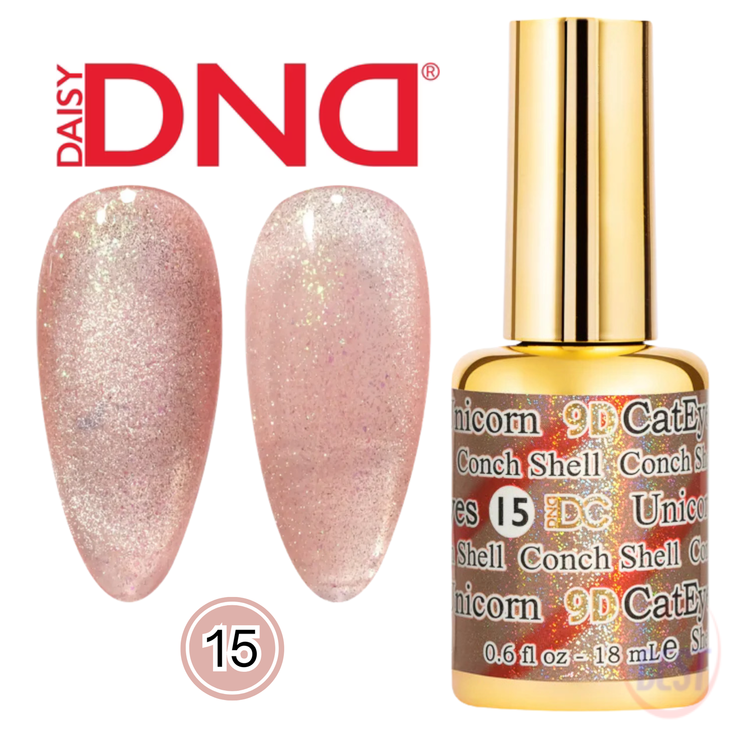 DND DC 9D Cat Eye Unicorn #15 – Conch Shell