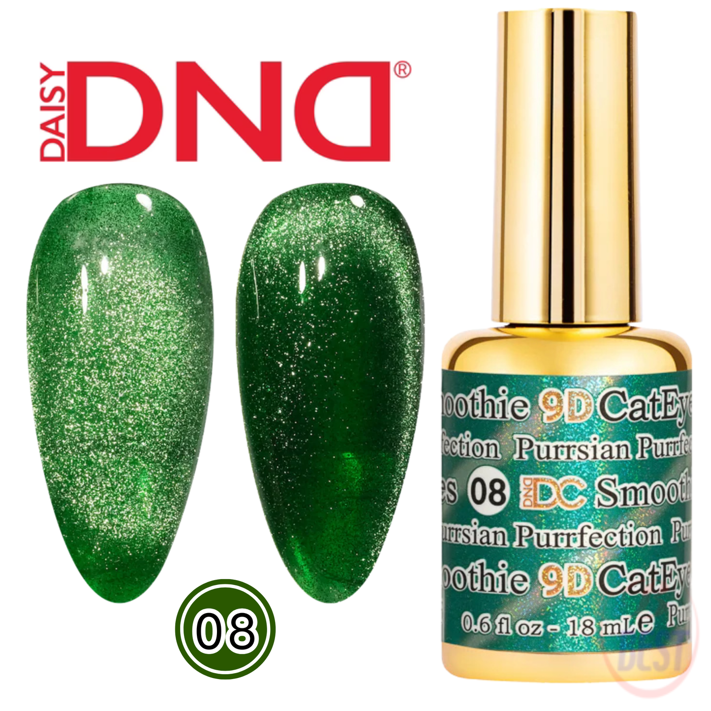 DND DC 9D Cat Eye Smoothie #08 – Purrsian Purrfection