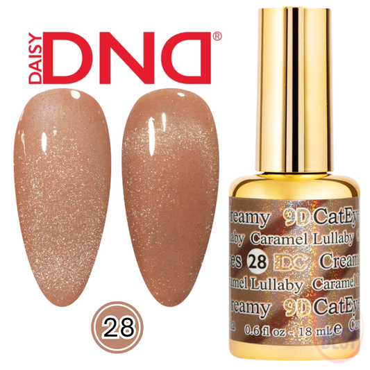 DND DC 9D Cat Eye Creamy Nude #28 – Caramel Lullaby