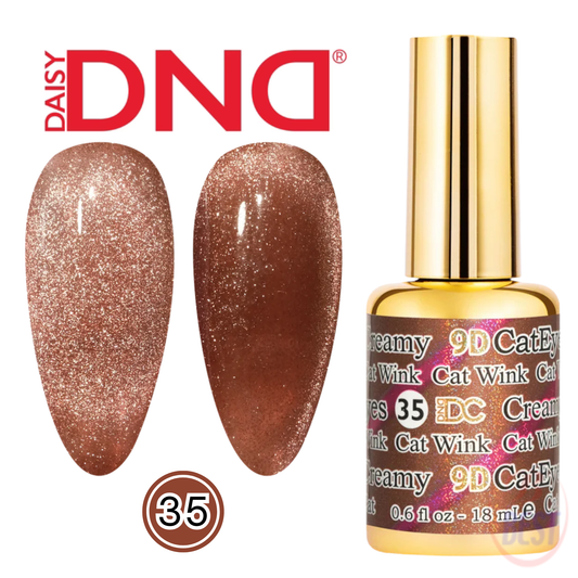 DND DC 9D Cat Eye Creamy Nude #35 – Cat Wink