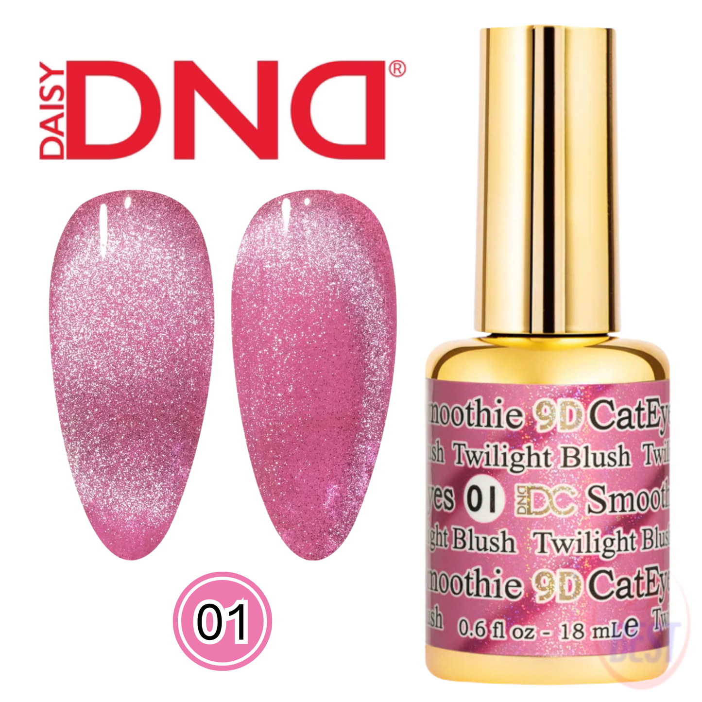DND DC 9D Cat Eye Smoothie #01 – Twilight Blush