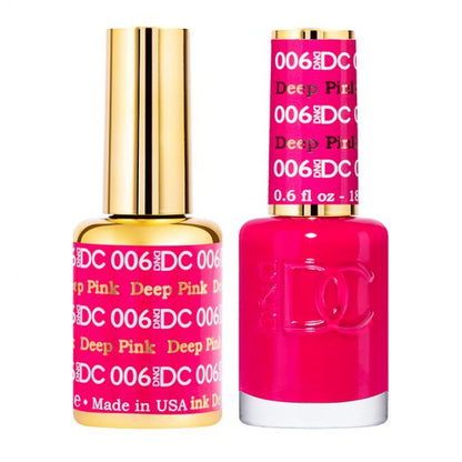 DND DC Duo Gel Polish-006 Deep Pink