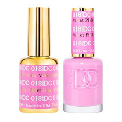 DND DC Duo Gel Polish-018 Violet Pink