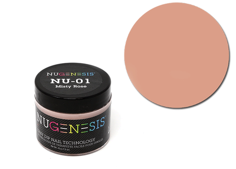 Nugenesis Dipping Powder 2oz - NU 01 MISTY ROSE