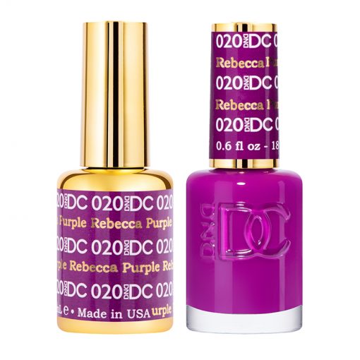 DND DC Duo Gel Polish-020 Rebecca Purple