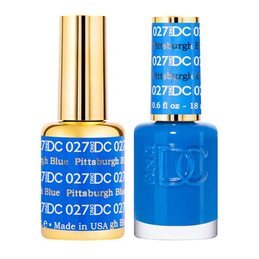 DND DC Duo Gel Polish-027 Pittsburgh Blue