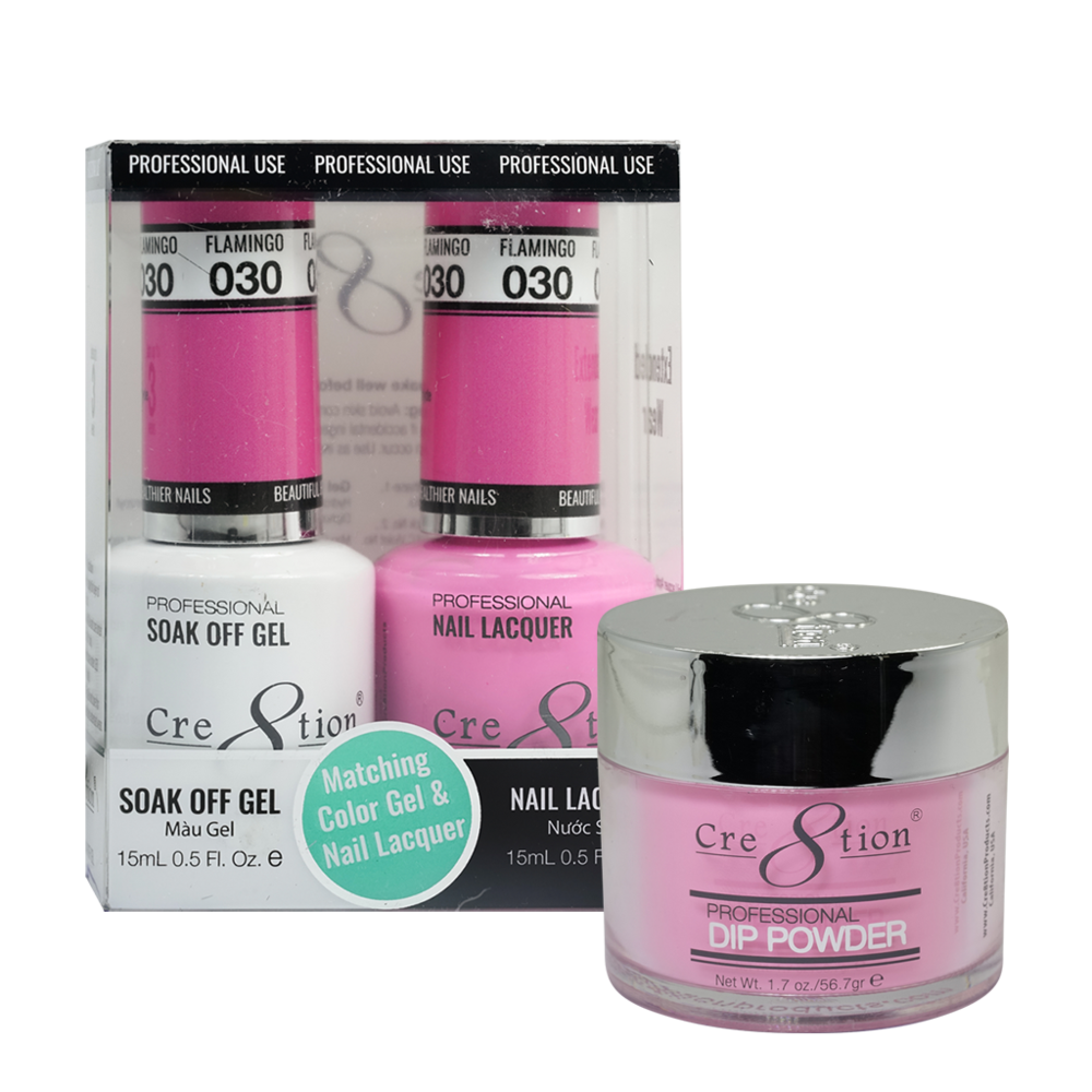 Cre8tion Matching Trio Set - 030 Flamingo