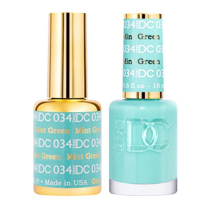 DND DC Duo Gel Polish-034 Mint Green