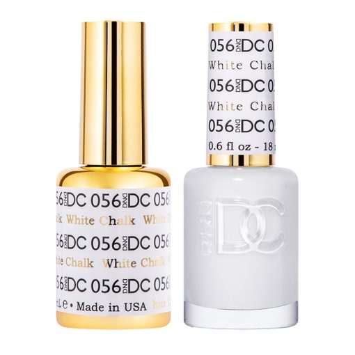DND DC Duo Gel Polish-056 White Chalk