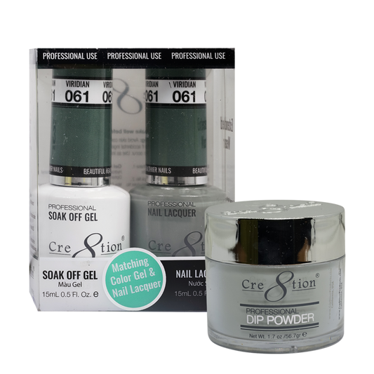 Cre8tion Matching Trio Set - 061 Viridian