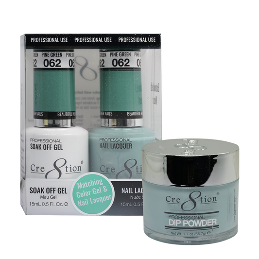 Cre8tion Matching Trio Set - 062 Pine Green