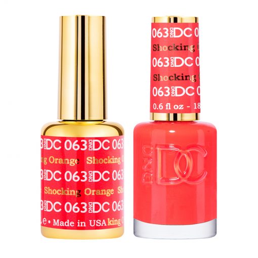 DND DC Duo Gel Polish-063 Shocking Orange