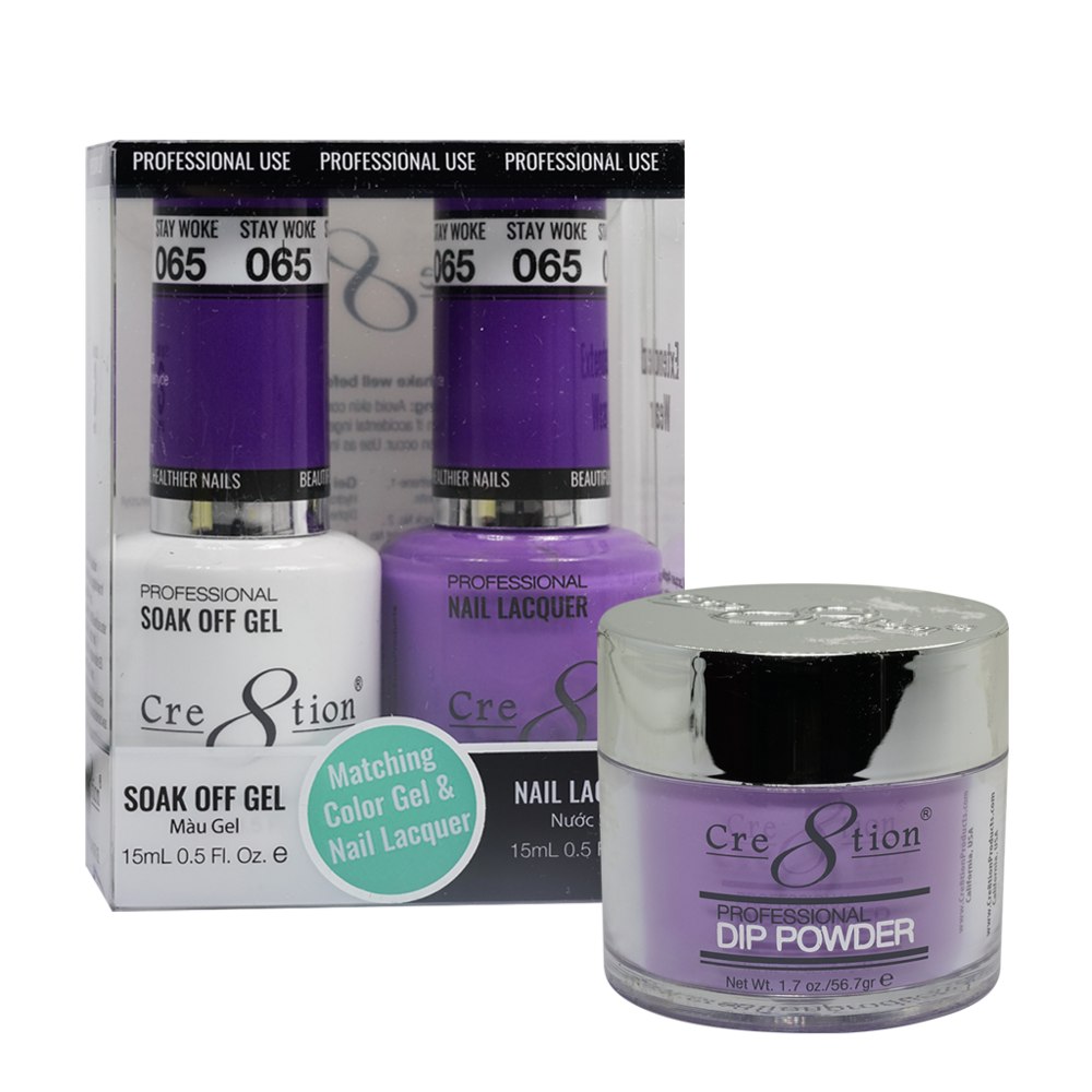 Cre8tion Matching Trio Set - 065 Stay Woke