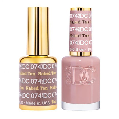 DND DC Duo Gel Polish-074 Naked Tan