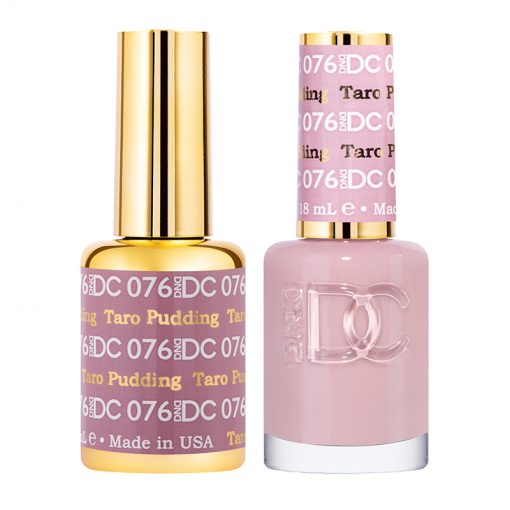 DND DC Duo Gel Polish-076 Taro Pudding