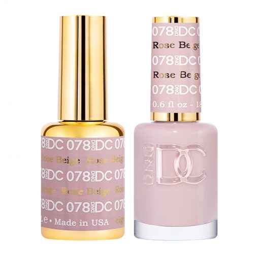 DND DC Duo Gel Polish-078 Rose Beige