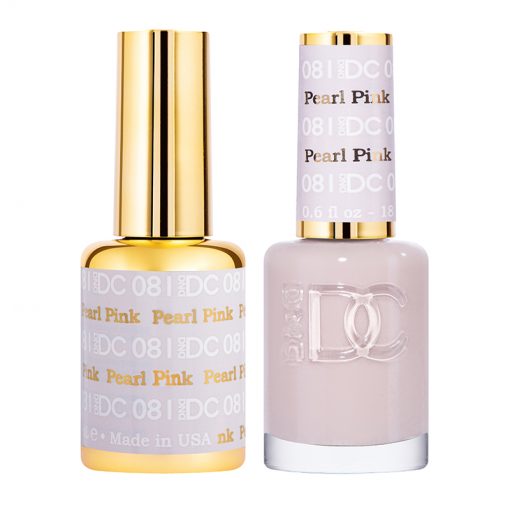DND DC Duo Gel Polish-081 Pearl Pink